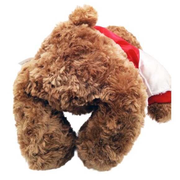 Love U XXL Dan Dee Bear Teddy Brown Plush Varsity Jacket Valentines Gift 15" - Picture 14 of 15